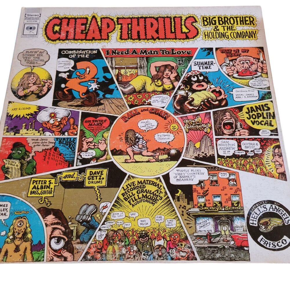 Big Brother The Holding Co Cheap Thrills 12" LP Vinyl Record Gatefold KCS 9700